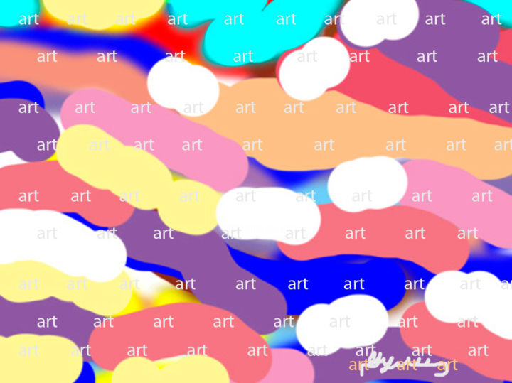 Digitale Kunst mit dem Titel "Вода" von Marina Mulina, Original-Kunstwerk, Andere