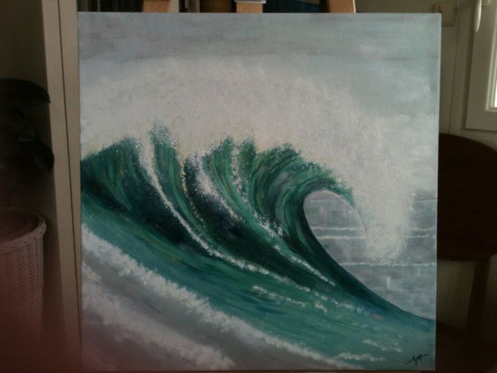 Peinture intitulée "image.jpg" par Marine Des Pins, Œuvre d'art originale,