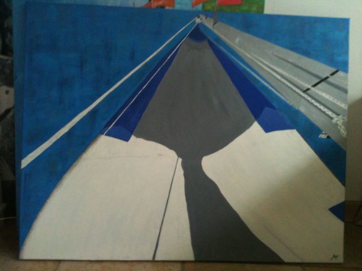 Peinture intitulée "image.jpg" par Marine Des Pins, Œuvre d'art originale,