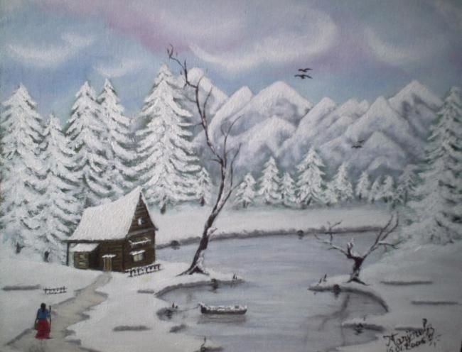 Painting titled "Nevando" by The Hope, Original Artwork