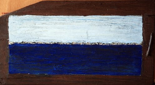 Картина под названием "horizon VI" - Mario Bondanini, Подлинное произведение искусства, Масло