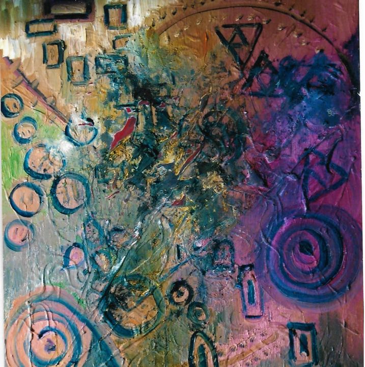 Pittura intitolato "Meraviglie del crea…" da Mario Fanconi, Opera d'arte originale, Olio