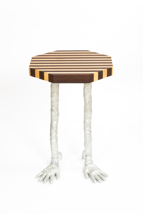 Design intitolato "Table Évolution" da Mario Forget (Atelier Méta-Bois), Opera d'arte originale, Mobili