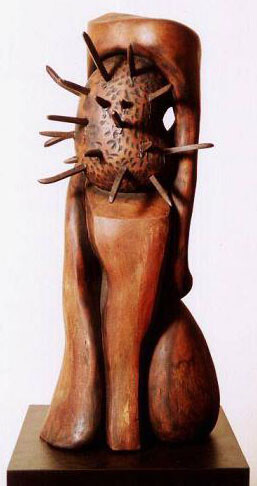 Escultura titulada "Kinyah" por Mario Morasan, Obra de arte original