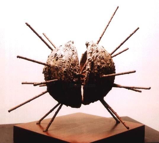 Sculpture titled "Esfera 3" by Mario Morasan, Original Artwork