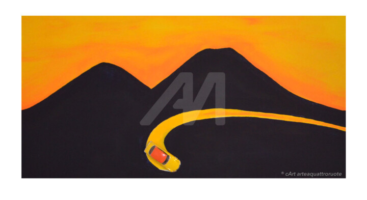Pittura intitolato "schermata-2015-10-0…" da Cart Arteaquattroruote, Opera d'arte originale, Acrilico
