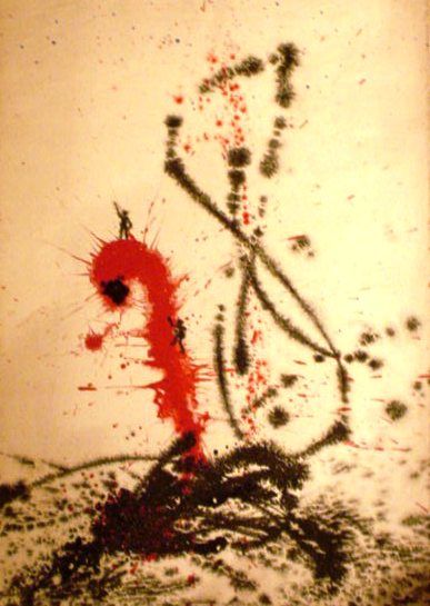 Pintura intitulada "bichos" por Mário Fresco, Obras de arte originais, Óleo