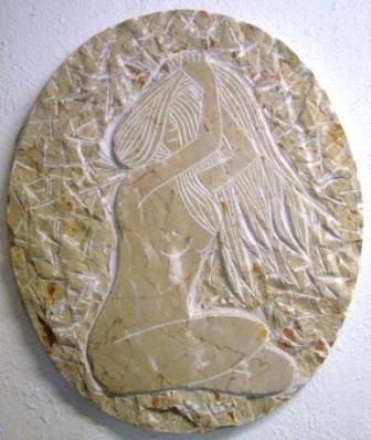 Sculpture titled "PENTEADA" by Mário Fresco, Original Artwork, Stone