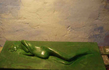 Sculpture titled "distesa" by Mario Jerone, Original Artwork