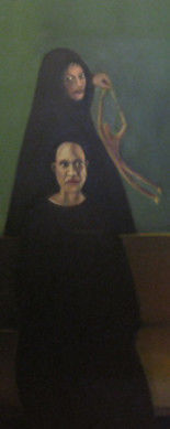 Painting titled "I FOLLI PARTICOLARE" by Mario Jerone, Original Artwork