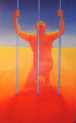 Painting titled "Freedom" by Mario Martinec, Original Artwork