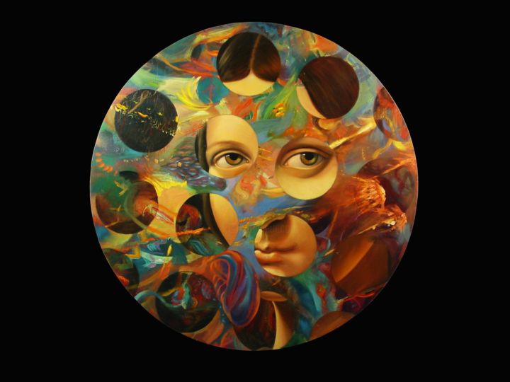 Painting titled "Momentary Fragment" by Mario Miguel Echevarria, Original Art,