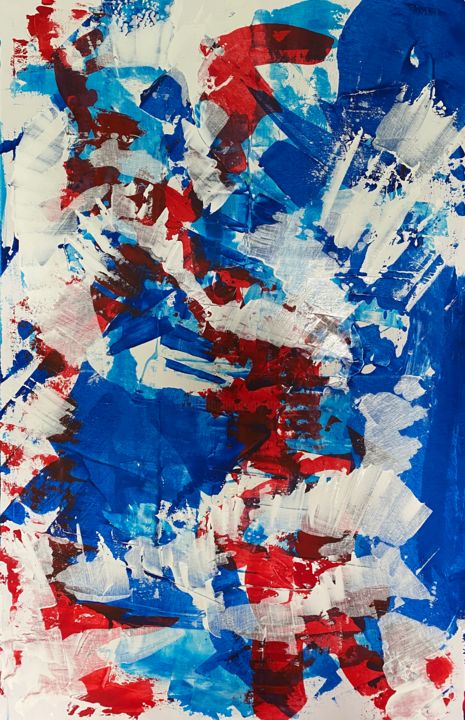 Painting titled "In the mood (115 cm…" by Marion Witschel, Original Art, Acrylic