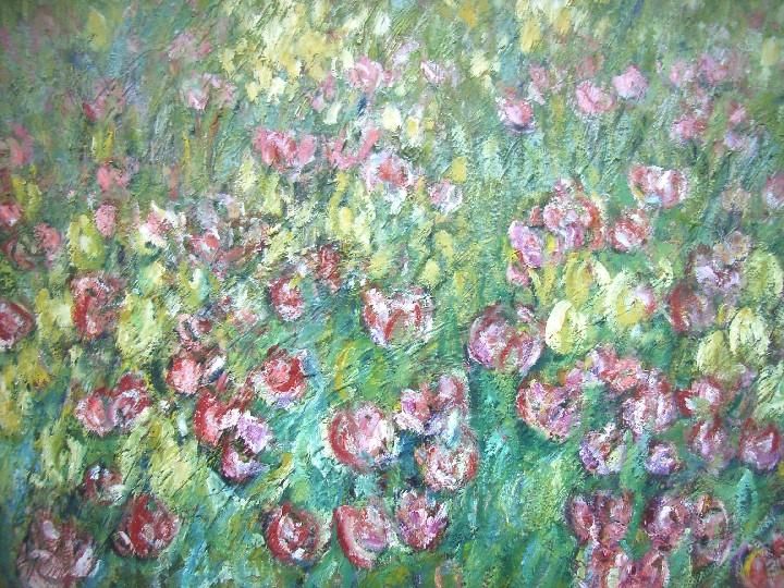 Painting titled "bloemenweide" by Marion Baars, Original Artwork