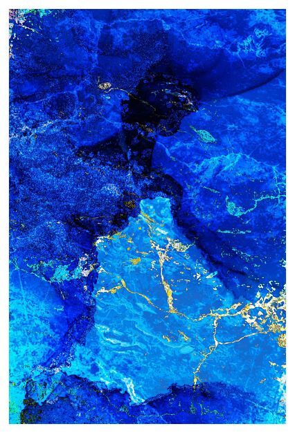 Arte digitale intitolato "Blue Ocean" da Marisa Esteo, Opera d'arte originale, Lavoro digitale 2D