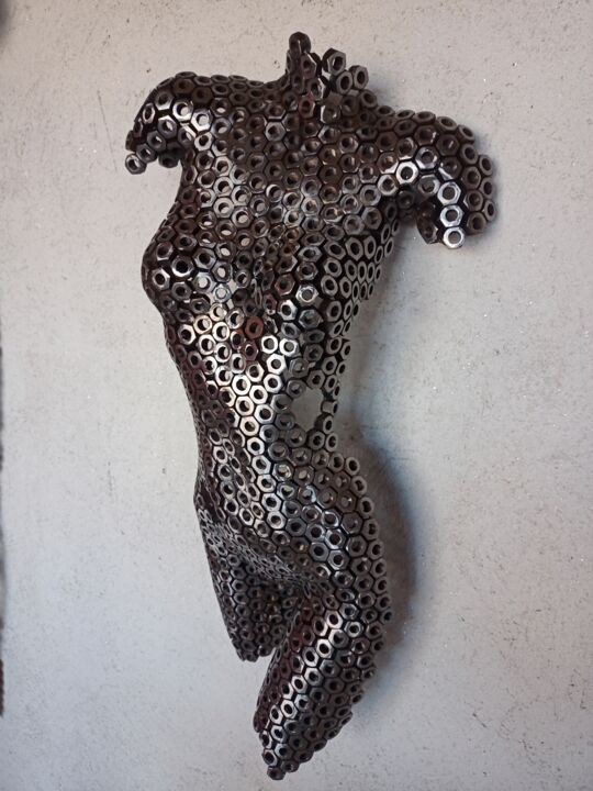 Sculpture titled "LALI" by Marisa Romero, Original Artwork, Metals