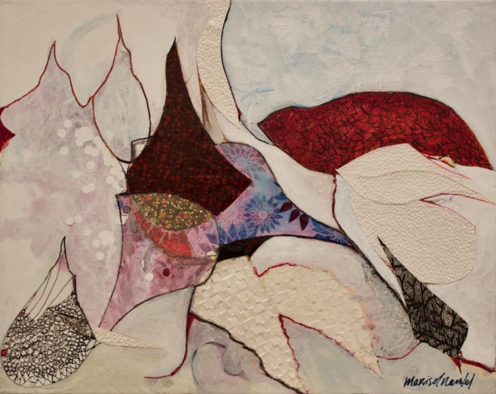 Κολάζ με τίτλο "Murmures" από Marisol Nantel, Αυθεντικά έργα τέχνης