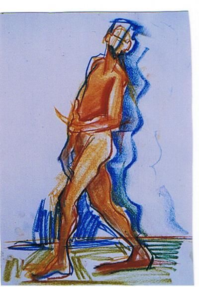 Dibujo titulada "Dancing" por Prema (Risto), Obra de arte original