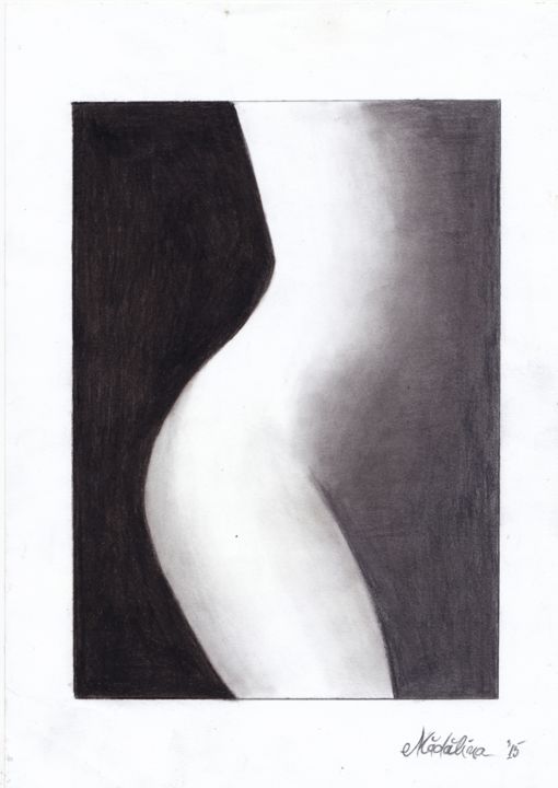 Σχέδιο με τίτλο "Perfect Woman" από Marian Bogatu, Αυθεντικά έργα τέχνης, Μολύβι