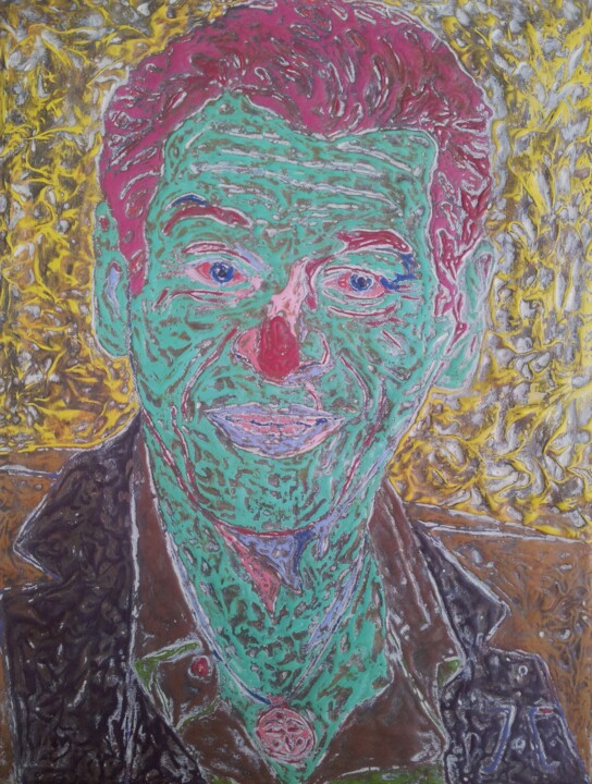 Painting titled "PATRICK DUPOND 'COL…" by Marjinal, Original Artwork, Acrylic