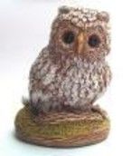 Sculpture titled "Baby Owl - All Alon…" by Mark Elson Studio'S, Original Art, Casting