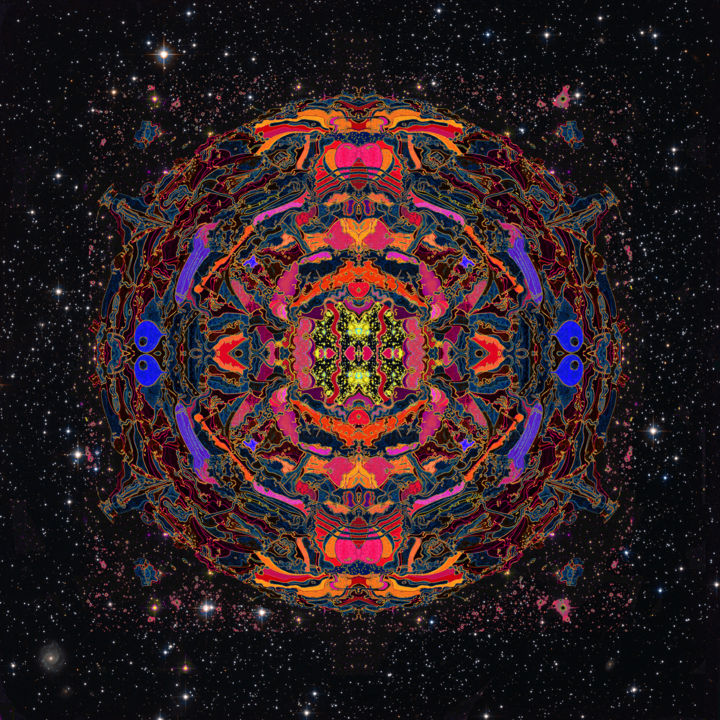 Arte digitale intitolato "3-cosmic-creation-a…" da Michael Schwahn, Opera d'arte originale