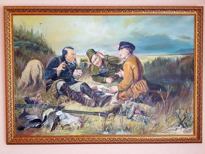 Картина Три Охотника Купить