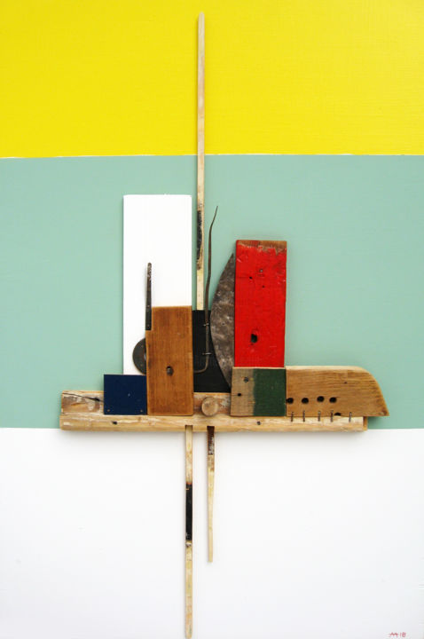 Sculpture titled "Os. 11" by Mark Mazurczyk, Original Art,