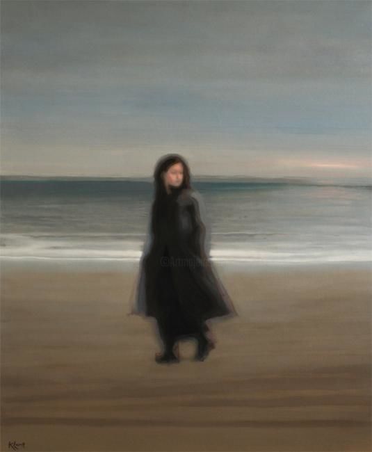 Painting titled "Zoeken naar Jeanne" by Marko Klomp, Original Art, Other