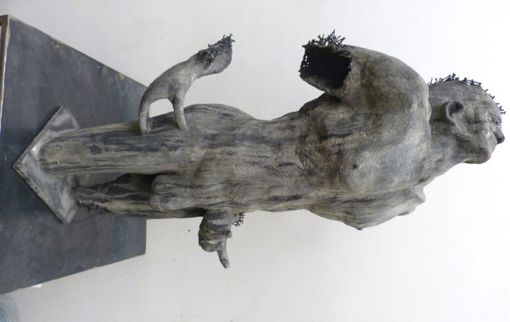Sculpture titled "face-obscure-iv-pro…" by Markus Nine, Original Artwork