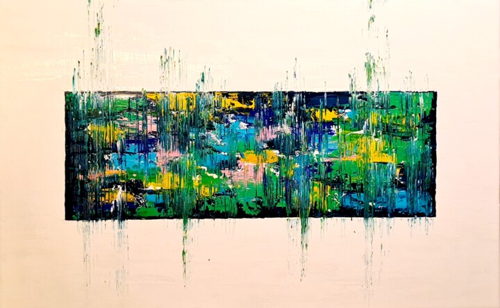 Peinture intitulée "Colorpowerful héris…" par Marlène Bonnaffé, Œuvre d'art originale, Acrylique Monté sur Châssis en bois