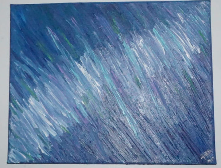 Painting titled "Aurora" by Perales Marlet, Original Art, Acrylic