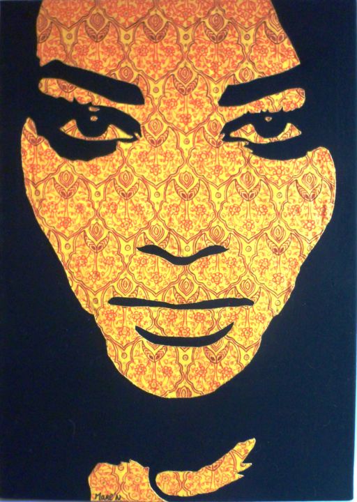 Painting titled "Assia" by Marl'N, Original Artwork