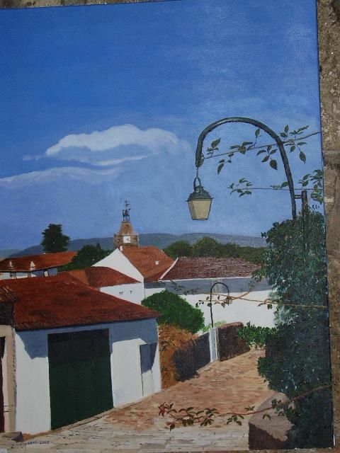제목이 "rua de caminha"인 미술작품 J.Marrocos로, 원작, 기름
