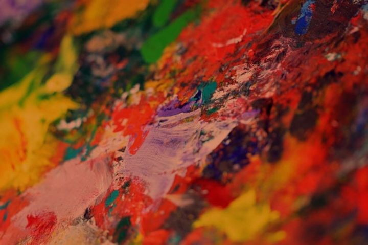 Painting titled "Abstract" by Jonathan Marsico, Original Art, Acrylic