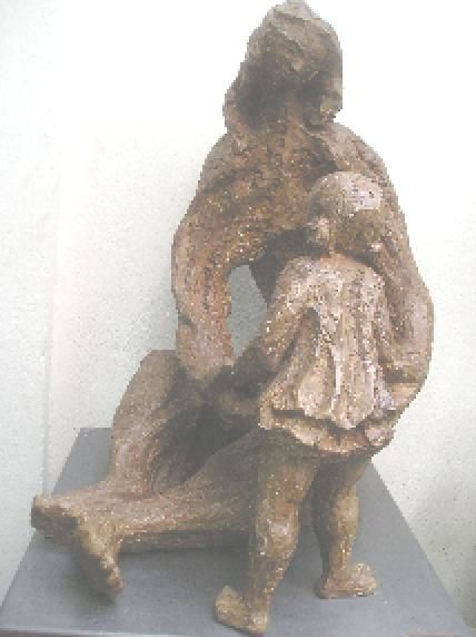 Sculpture intitulée "La Bailarina y su m…" par Marta, Œuvre d'art originale