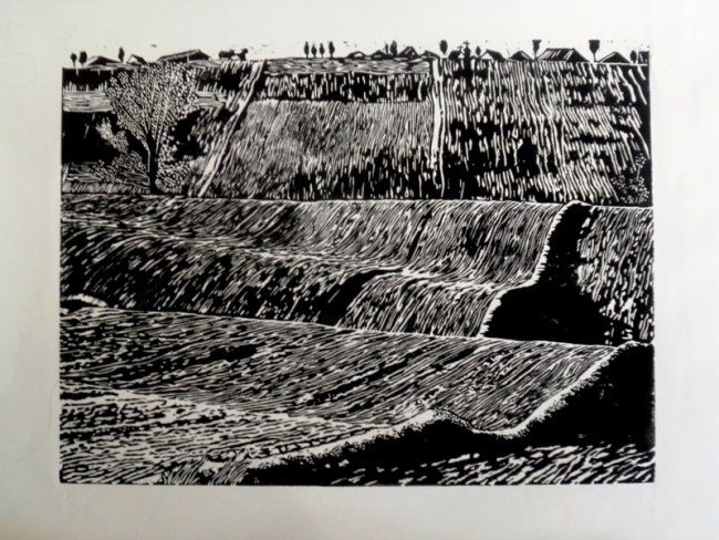 Rysunek zatytułowany „Field” autorstwa Marta Mazur, Oryginalna praca