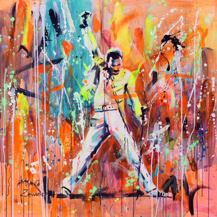 The King, Painting by Marta Zawadzka Artmajeur