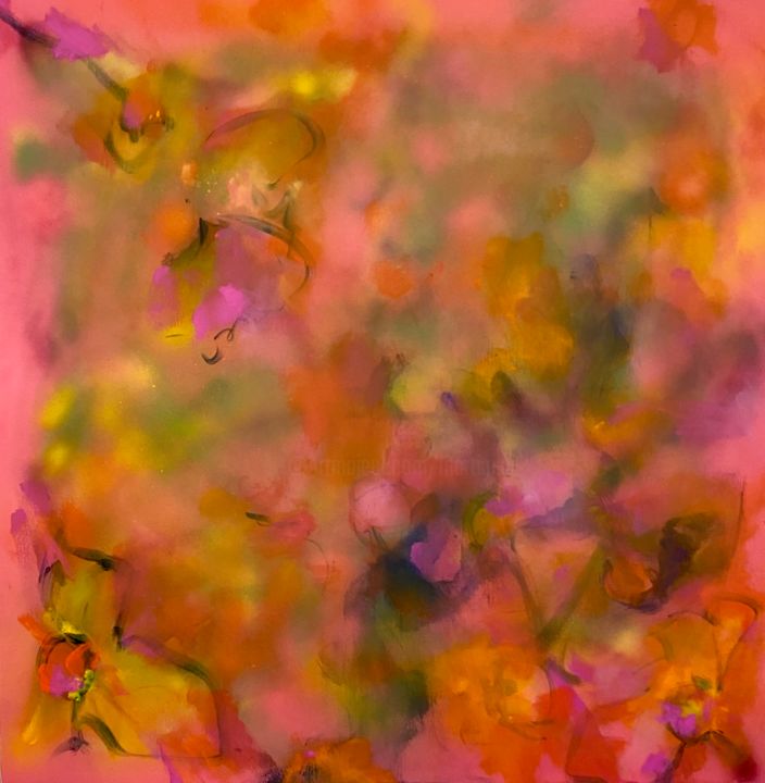 Peinture intitulée "REALITE DE PARADIS…" par Martignac, Œuvre d'art originale, Acrylique Monté sur Châssis