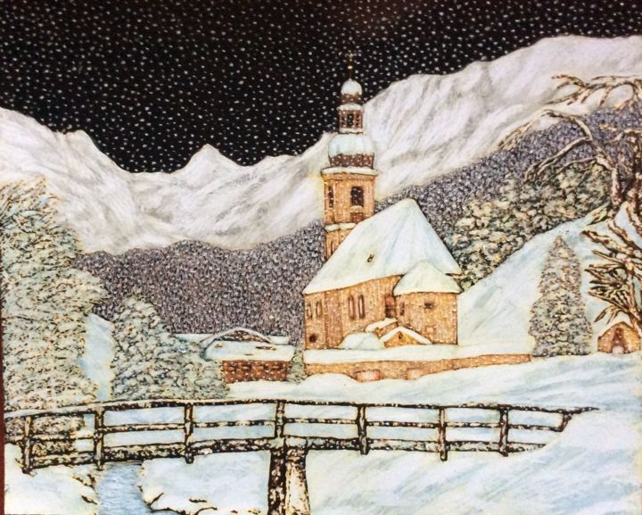 Painting titled "Beautiful Georgia" by Martin Ashkhatoev, Original Artwork, Acrylic