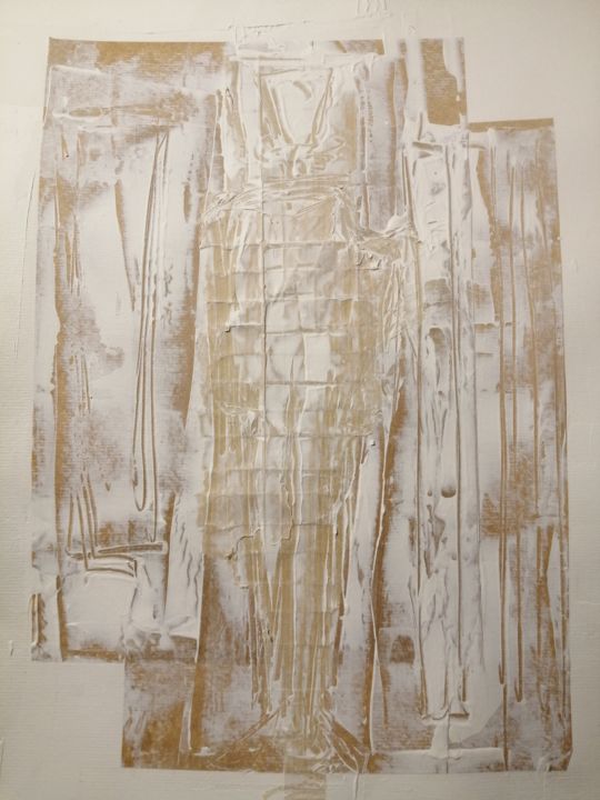 Peinture intitulée "Apparition" par Martin Jobert, Œuvre d'art originale, Acrylique