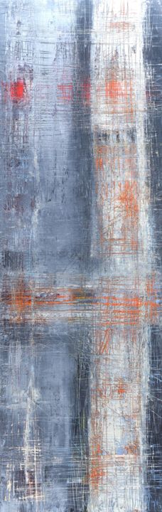 Картина под названием "Untitled, 13" - Martin Sieverding, Подлинное произведение искусства, Масло