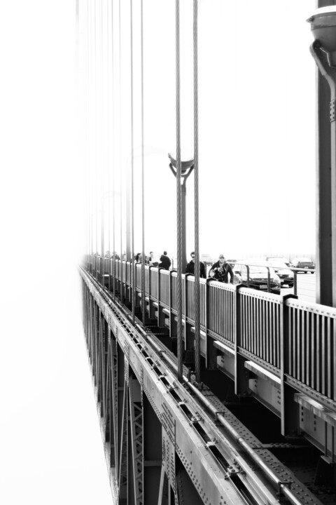 Photographie intitulée "Bridge to Nowhere" par Martin Wieland, Œuvre d'art originale, Photographie numérique Monté sur Plexi…