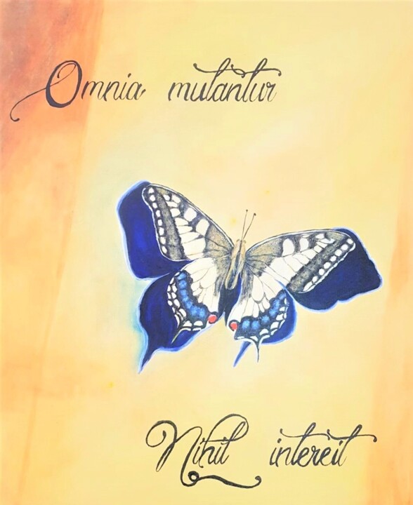 Pintura titulada "omnia mutantur - ni…" por Martin William Oettli, Obra de arte original, Oleo