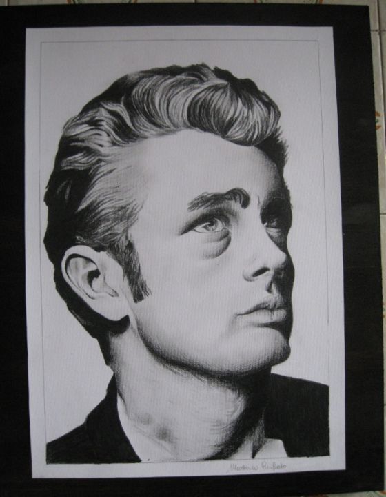 제목이 "James Dean"인 그림 Martina Purificato로, 원작, 다른