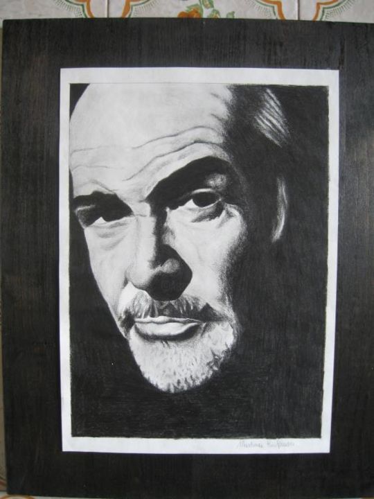 제목이 "Sean Connery"인 그림 Martina Purificato로, 원작, 다른