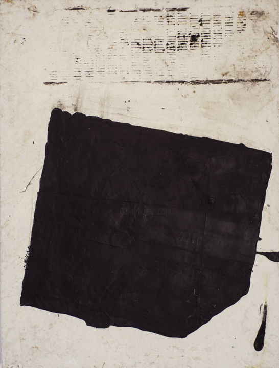 Pittura intitolato "Sans titre (carré)" da Martin Coste, Opera d'arte originale