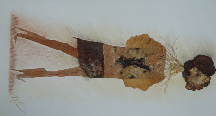 "Aiguille talon" başlıklı Kolaj Martine Capdeville-Lacomme tarafından, Orijinal sanat