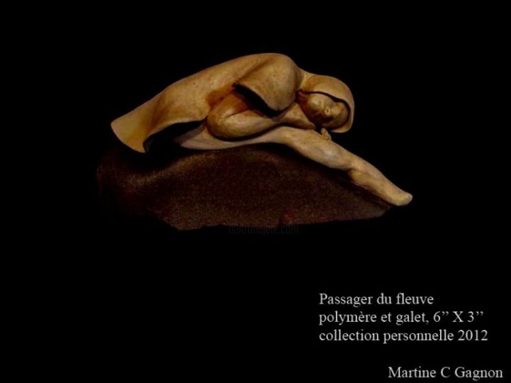 Sculpture intitulée "passager-martine-ga…" par Martine-Carole Gagnon, Œuvre d'art originale