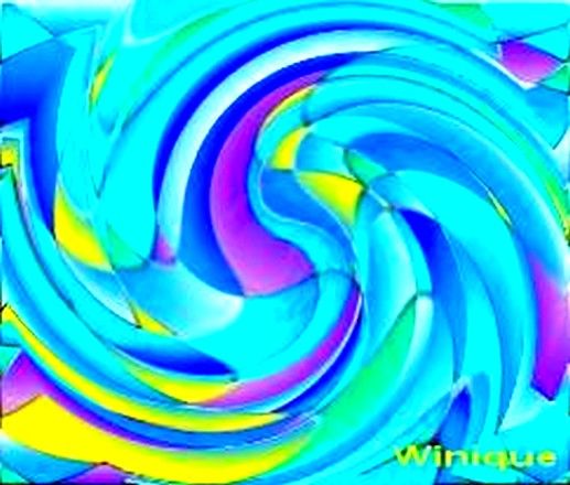 Digital Arts titled "NUMERIQUE 120" by Winique, Original Artwork